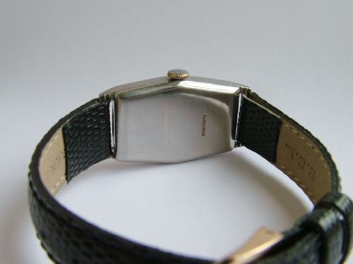 fig 3. Gents 1940s wrist watch with original box & papers