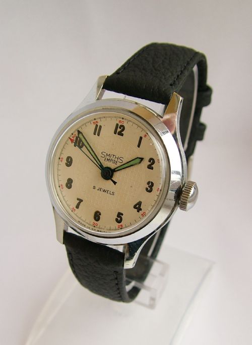 fig 1. Gents 1950s Smiths Empire hand winding wrist watch