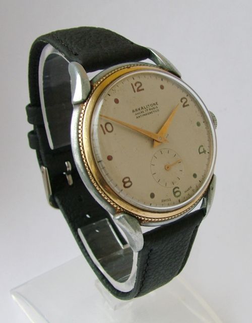 fig 1. Gents 1950s Arkalitone wrist watch
