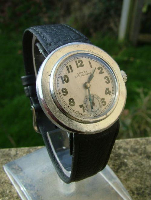 fig 1. Gents 1930s Lunox wrist watch