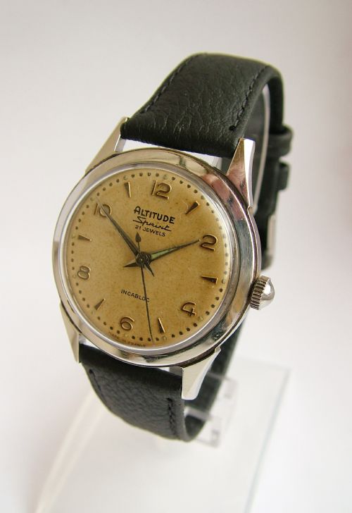 Gents 1950s Altitude Sprint Hand Winding Wrist Watch