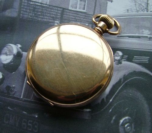 fig 1. Vintage 1930s Thomas Russell pocket watch