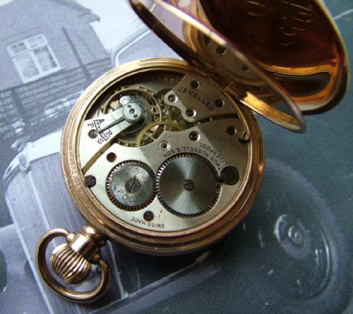 fig 2. Vintage 1930s Thomas Russell pocket watch