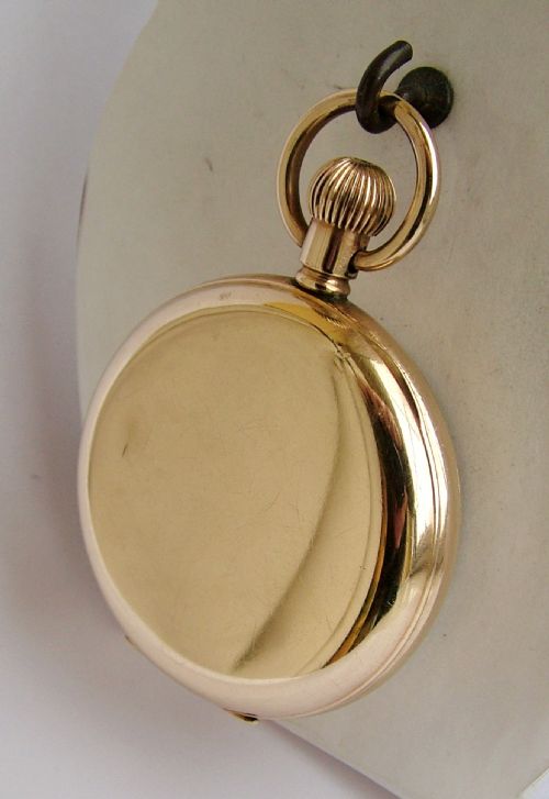fig 1. Vintage 1920s Swiss gold filled pocket watch