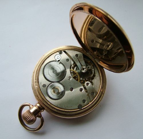 fig 1. Vintage Syren full hunter pocket watch
