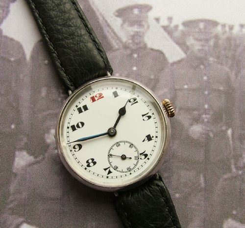 Gents Ww1, 1915 Silver Trench Watch