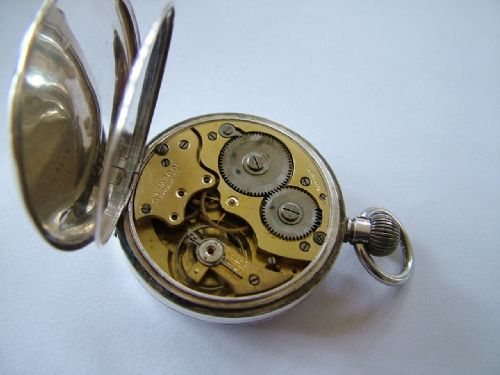 fig 2. Swiss silver pocket watch, 1927