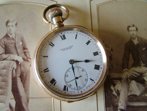 Antique Dreadnought Pocket Watch, Muir & Sons, Glasgow
