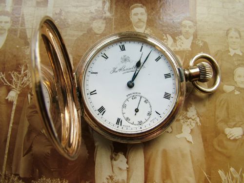 Thomas Russell Premier Full Hunter Pocket Watch