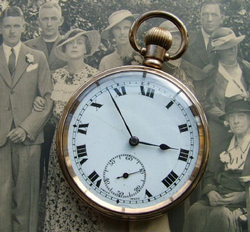 1920s Gold Plated Pocket Watch