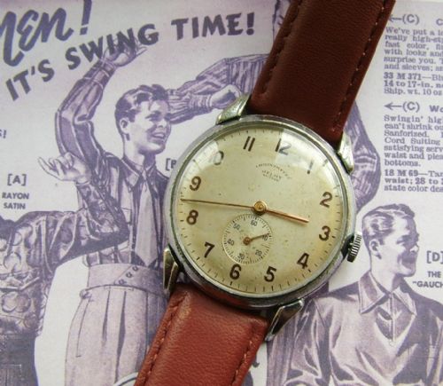 Gents Oversized 1940s Jelmy Wrist Watch