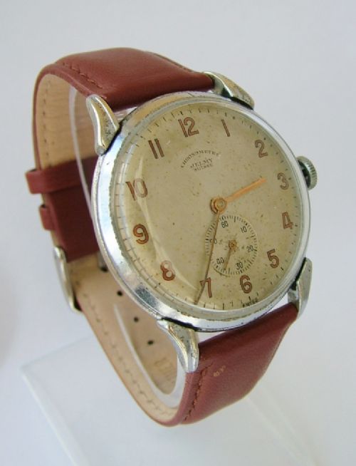 fig 2. Gents oversized 1940s Jelmy wrist watch