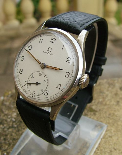 fig 1. Gents Omega 30T2 wrist watch, c1944