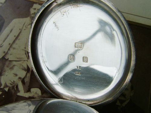 fig 2. Antique silver pocket watch, Muir & Sons, Glasgow