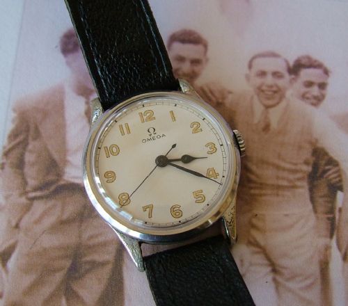 fig 1. Gents WW2 Omega wrist watch, c1943