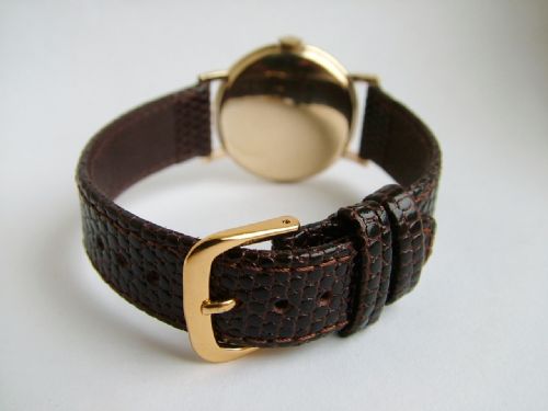 fig 2. Gents 9ct gold Cyma wrist watch, 1955