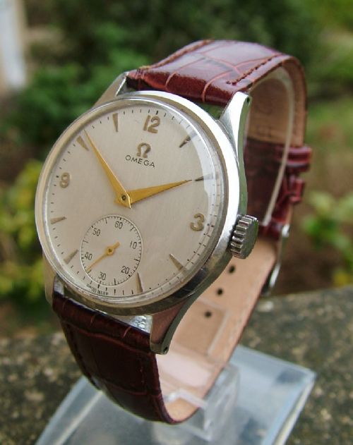 fig 1. Gents Omega wrist watch, c1950