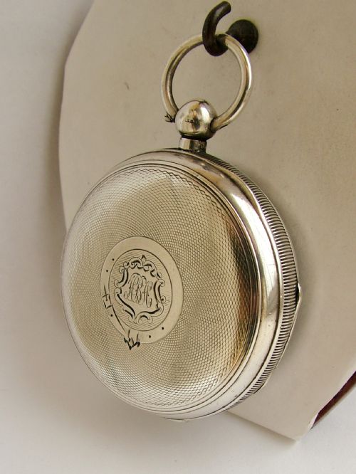fig 1. Antique 1910 silver Waltham pocket watch