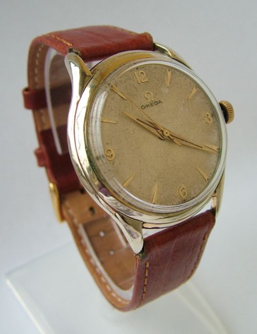 fig 1. Gents oversized Omega wrist watch, 1956