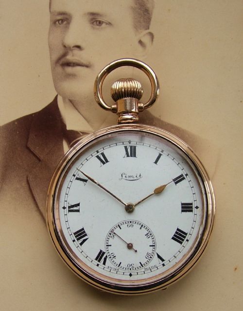 Vintage 1920s Limit Stem Winding Pocket Watch