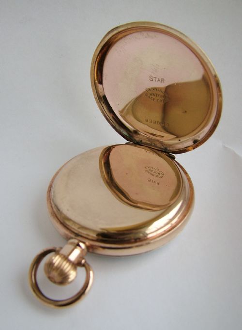 fig 2. Vintage 1920s Limit stem winding pocket watch