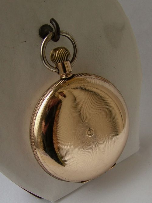 fig 2. Antique 1901 Waltham Traveler full hunter pocket watch