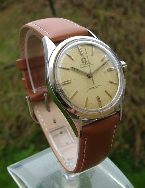 fig 1. Gents Omega Seamaster automatic wrist watch, c1956