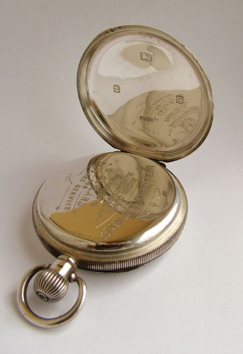 fig 2. Vintage 1927 James Wadsworth, Manchester pocket watch