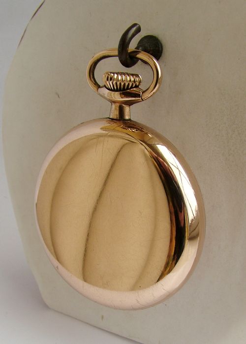 fig 1. Vintage 1920s Swiss 10ct gold filled pocket watch