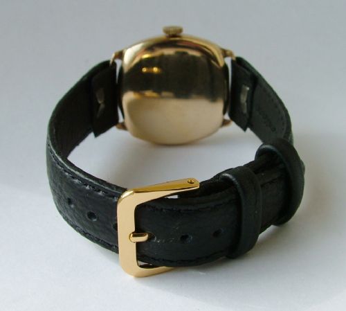 fig 2. J W Benson 9ct gold wrist watch, 1944