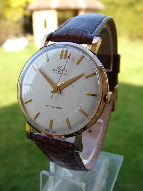 Gents 1950s Lindex Hand Winding Wrist Watch
