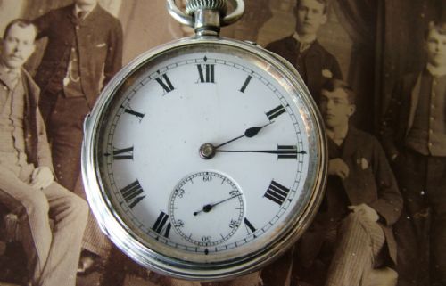 Victorian Silver Pocket Watch, 1889