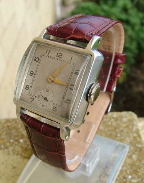 Gents Silver Rone Sportsmans Wrist Watch, 1956