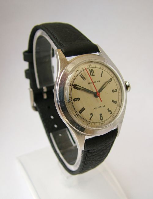 fig 1. Gents 1950s Harman hand winding wrist watch