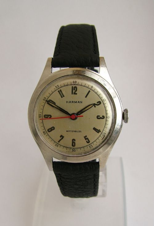fig 2. Gents 1950s Harman hand winding wrist watch