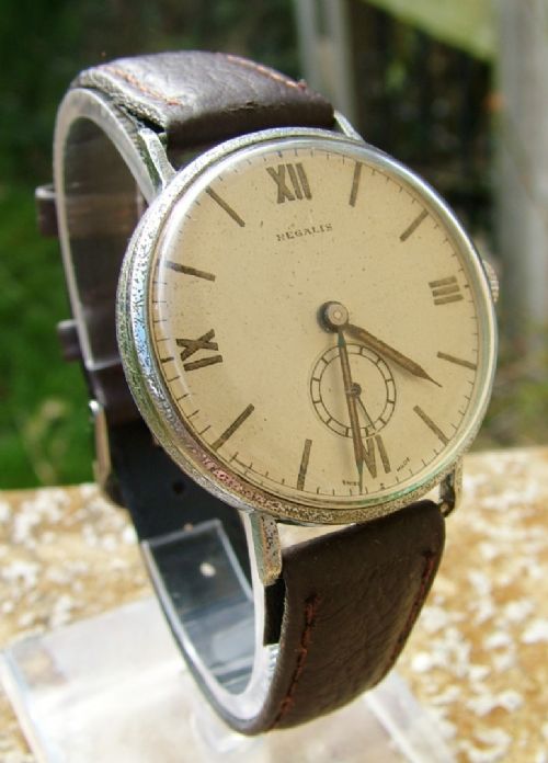 fig 1. Gents 1940s Regalis wrist watch