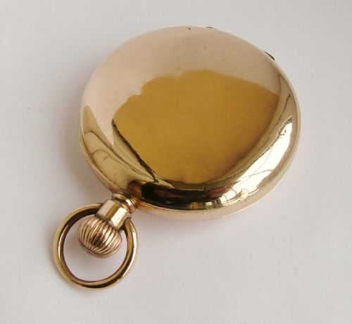 fig 2. A 1920s Record 14 ct gold filled full hunter pocket watch.