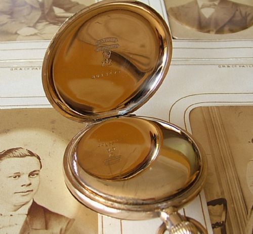 fig 2. Antique half hunter Elgin pocket watch, 1911