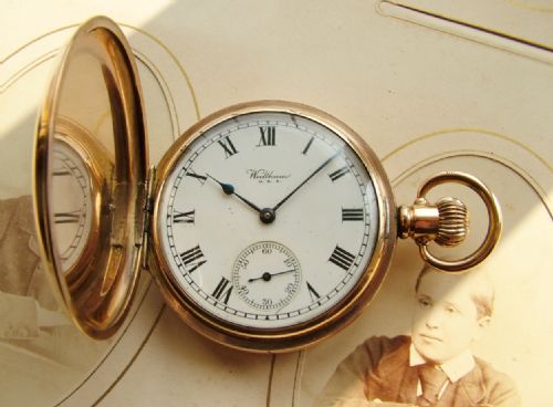 Waltham Full Hunter Pocket Watch, 1927