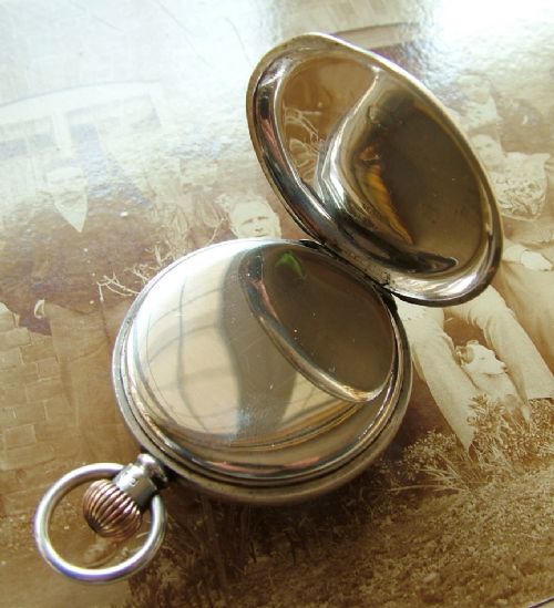 fig 2. Antique silver pocket watch, 1906