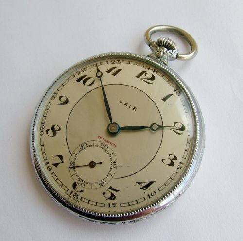 fig 1. 1930s Vale pocket watch