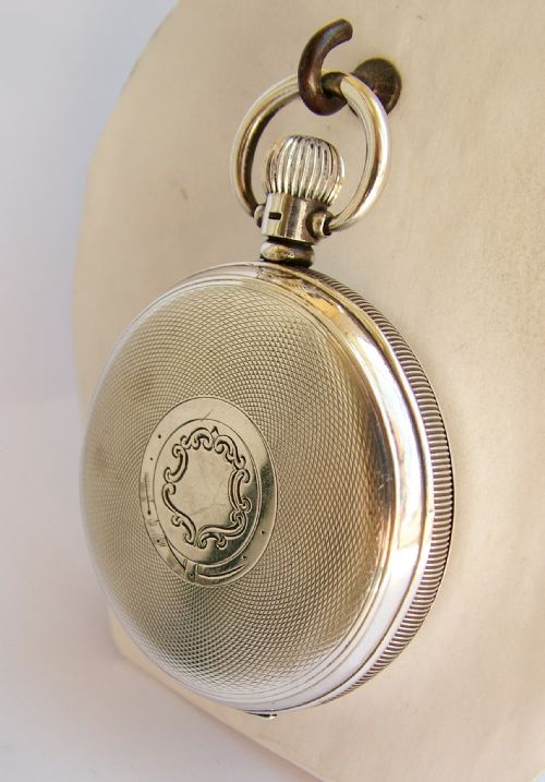 fig 1. A vintage 1939 silver Limit stem winding pocket watch