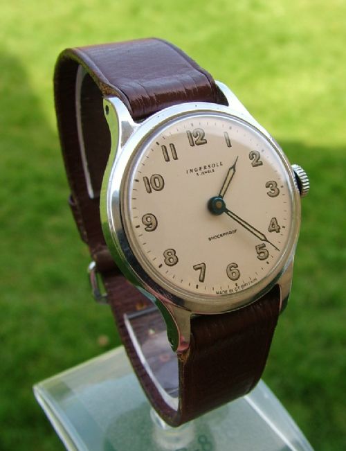 fig 1. A super gents 1940s Ingersoll wrist watch