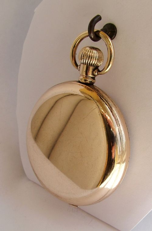 fig 1. A vintage 1920s Cyma gold plated pocket watch.