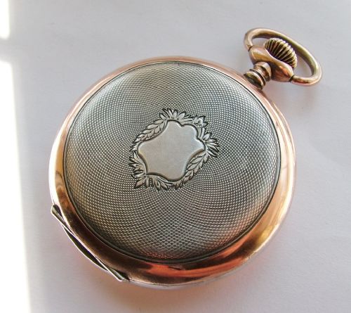 fig 1. 1920s G Thommen Revue silver pocket watch