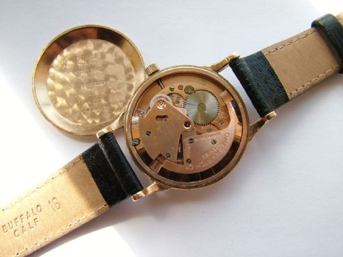 fig 2. Gents 9ct gold Omega bumper automatic watch