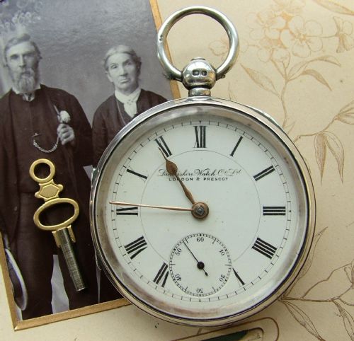 Lancashire watch company pocket watch on sale