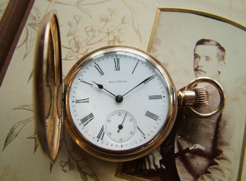 1901 Waltham Full Hunter Pocket Watch
