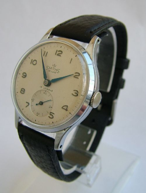 Gents 1950s Smiths De Luxe Wrist Watch