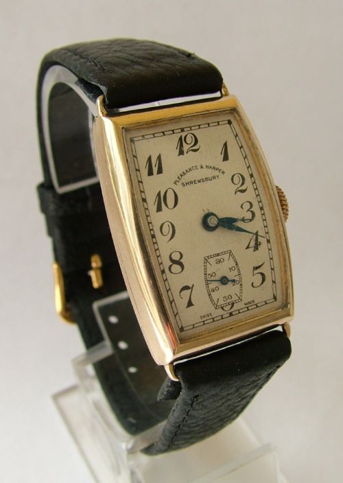 1930s 9 Carat Gold Buren Eldis Wrist Watch